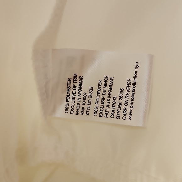 American Priness Peach Ivory Toddler Dress - Picture 8 of 11